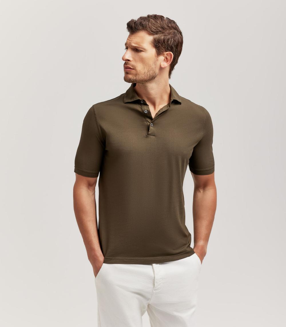 S.Moritz POLO BASICA - COTONE CREPE Nuovo