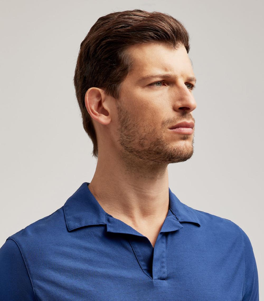 S.Moritz POLO SKIPPER - COTONE CREPE Qualità Garantita