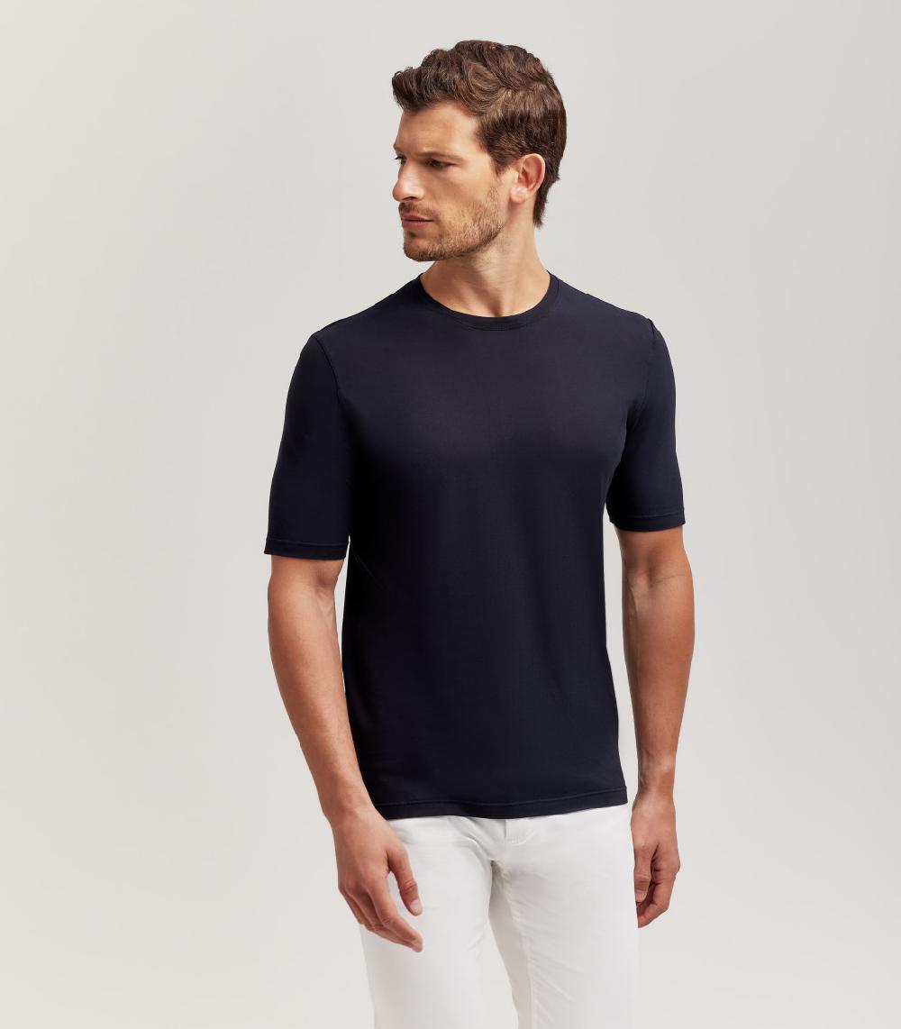 S.Moritz T-SHIRT - COTONE CREPE Saldi Di Fabbrica