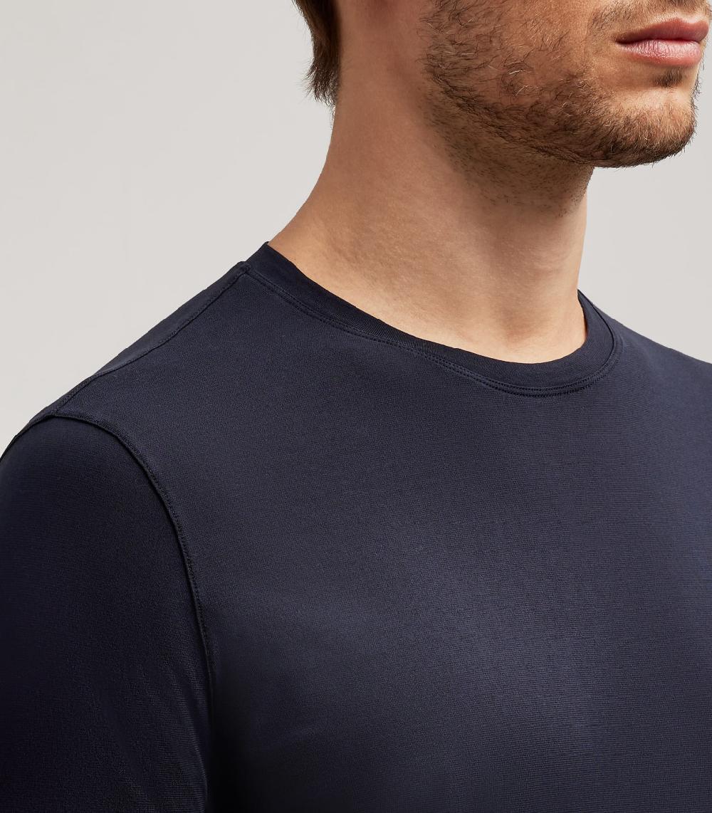 S.Moritz T-SHIRT - COTONE CREPE Saldi Di Fabbrica