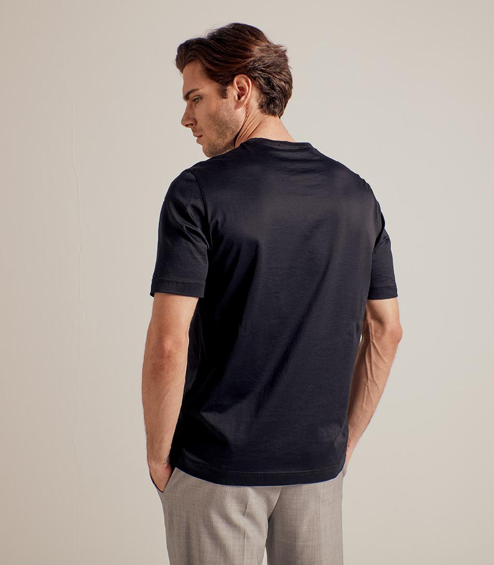 S.Moritz T-SHIRT IN COTONE SUPERFINE - NERO Moda