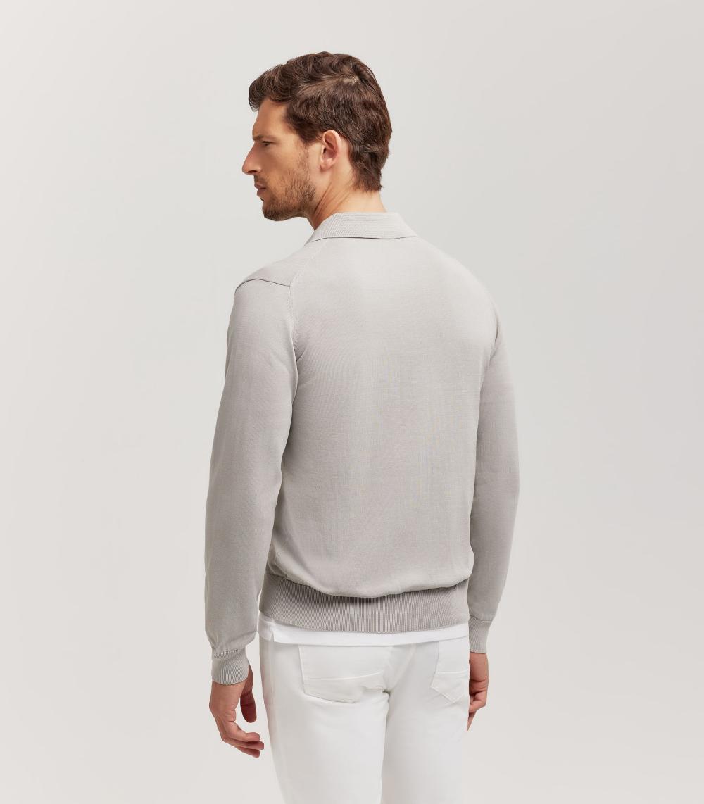 S.Moritz FULLZIP COLLO POLO - COTONE Nuovo