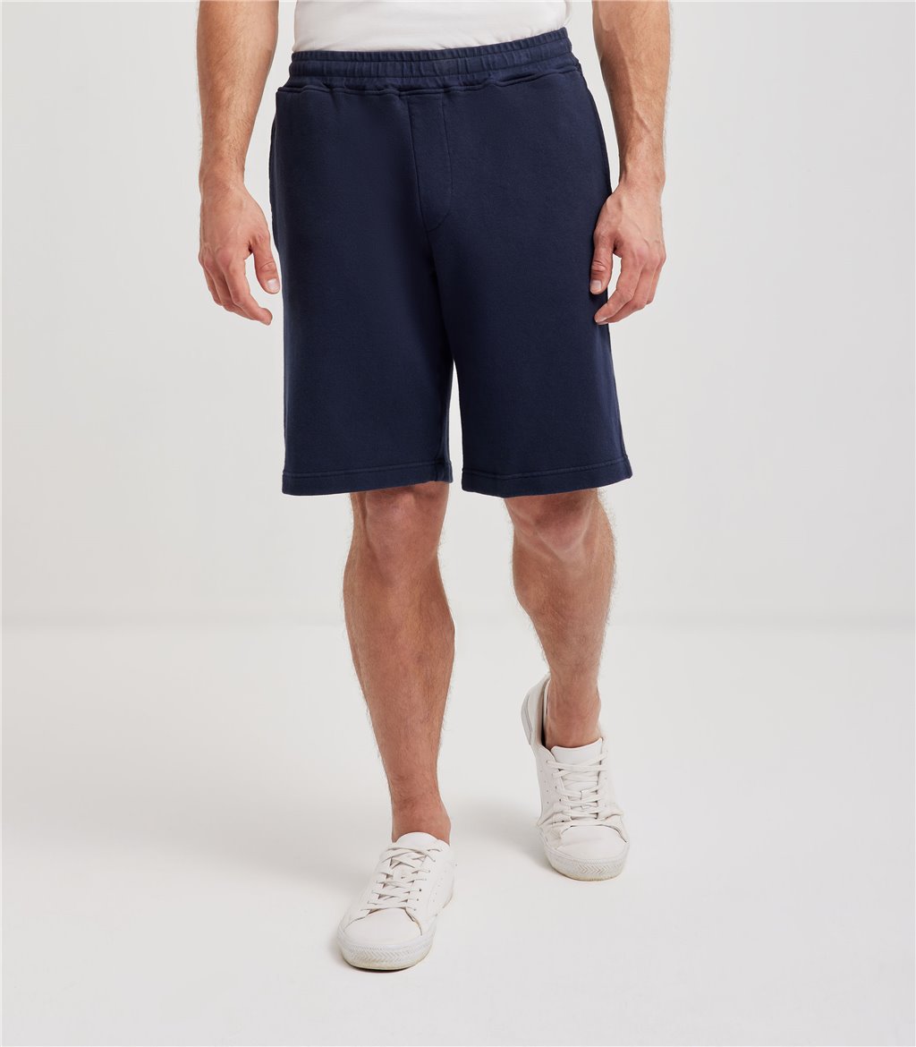 S.Moritz Bermuda da uomo in felpa blu navy | S.Moritz Sito Ufficiale Vendita