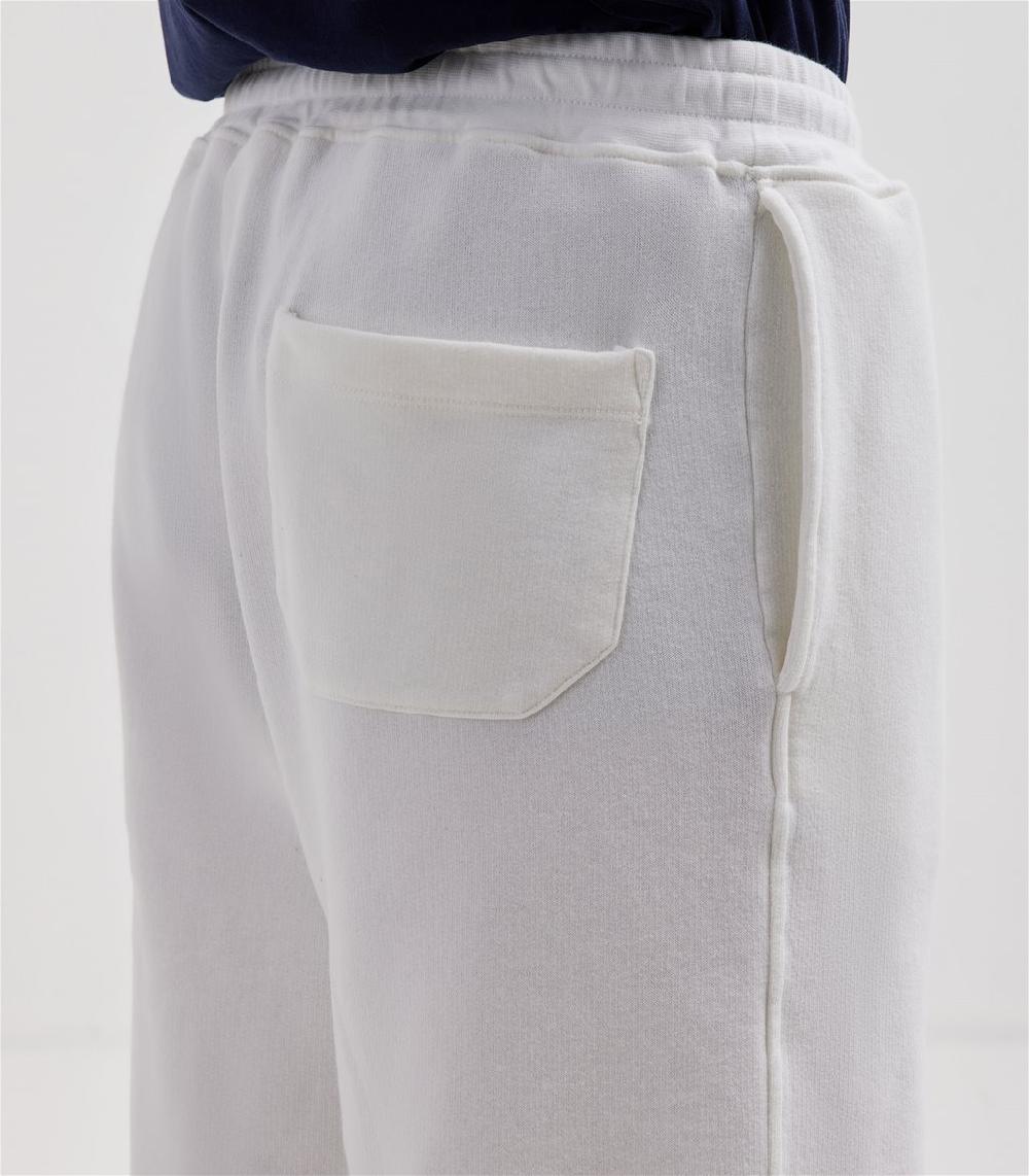 S.Moritz Bermuda da uomo in felpa off white | S.Moritz Sito Ufficiale Promozione