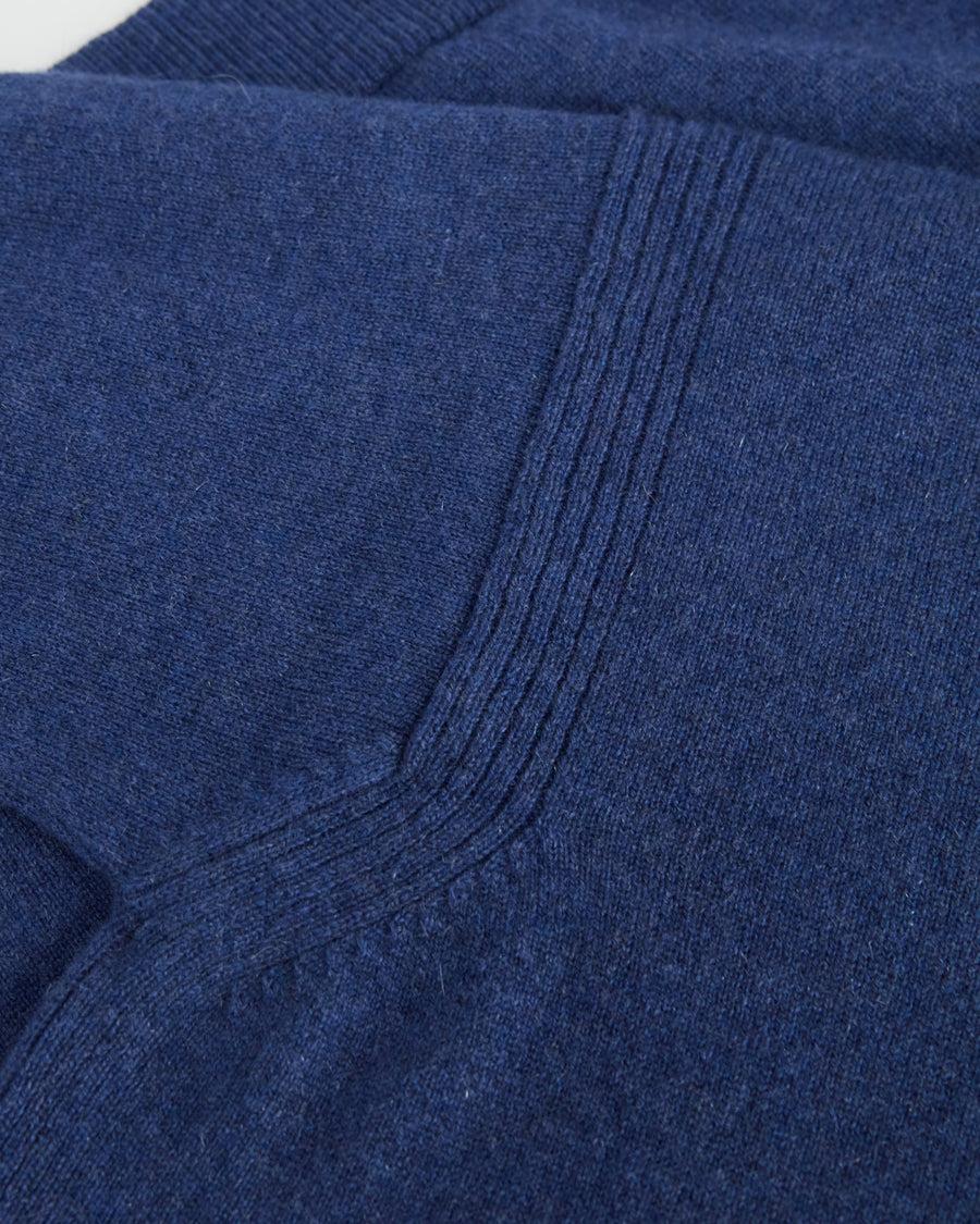 Scaglione T-SHIRT RIBBED SIDES DENIM Sconto