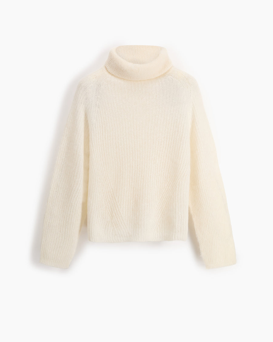 Scaglione TURTLE NECK RAGLAN FISHERMAN MILK I Più Venduti