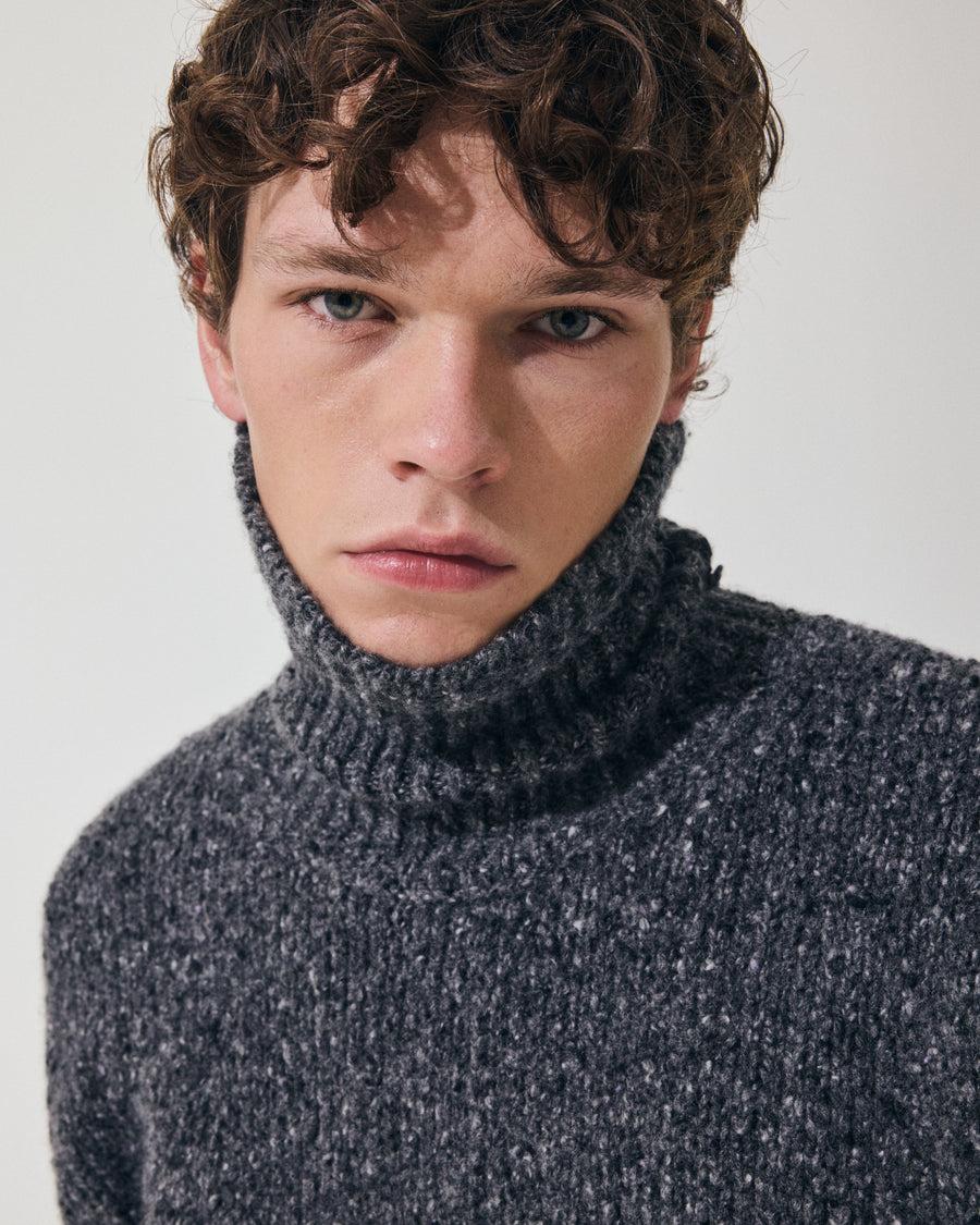 Scaglione TURTLE NECK MAXI CASHMOULINE' BLACK Qualità Garantita
