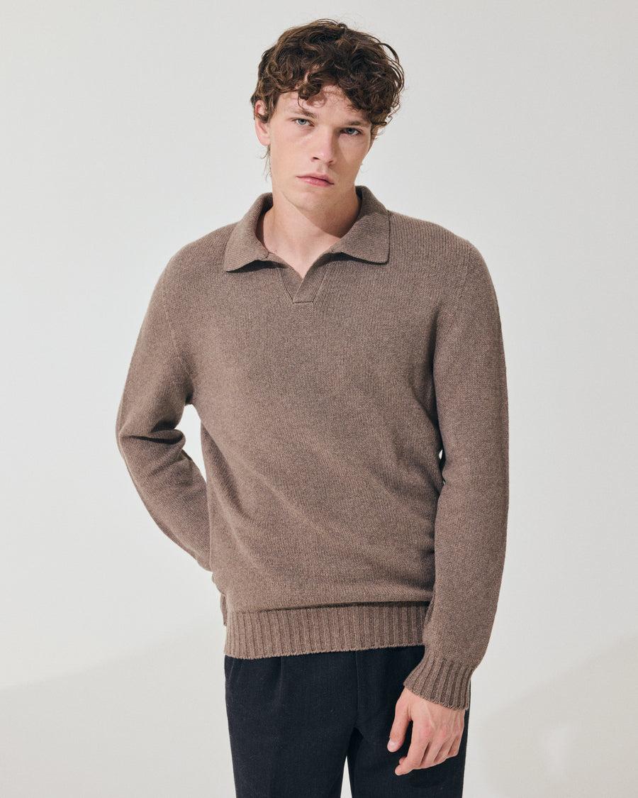 Scaglione OPEN POLO HYBRD CASHMERE TAUPE Promozione Limitata