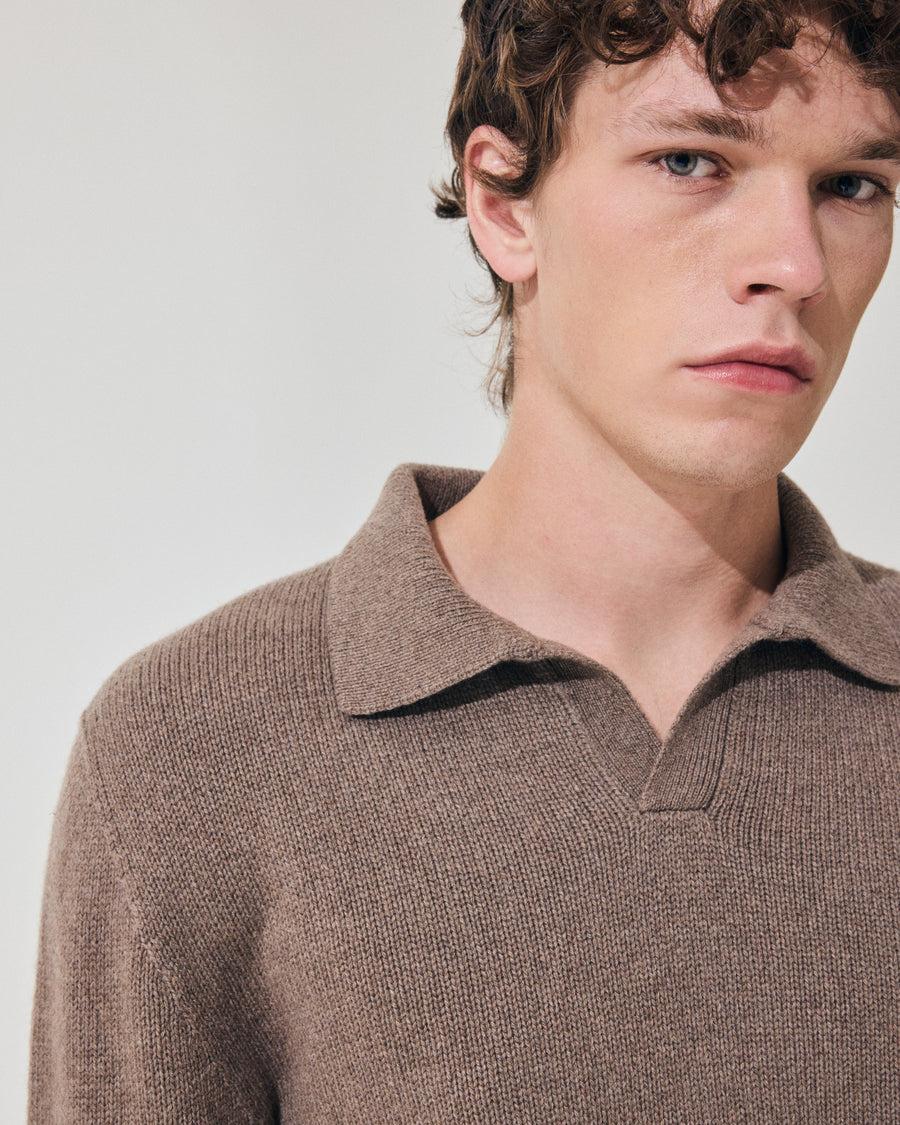 Scaglione OPEN POLO HYBRD CASHMERE TAUPE Promozione Limitata