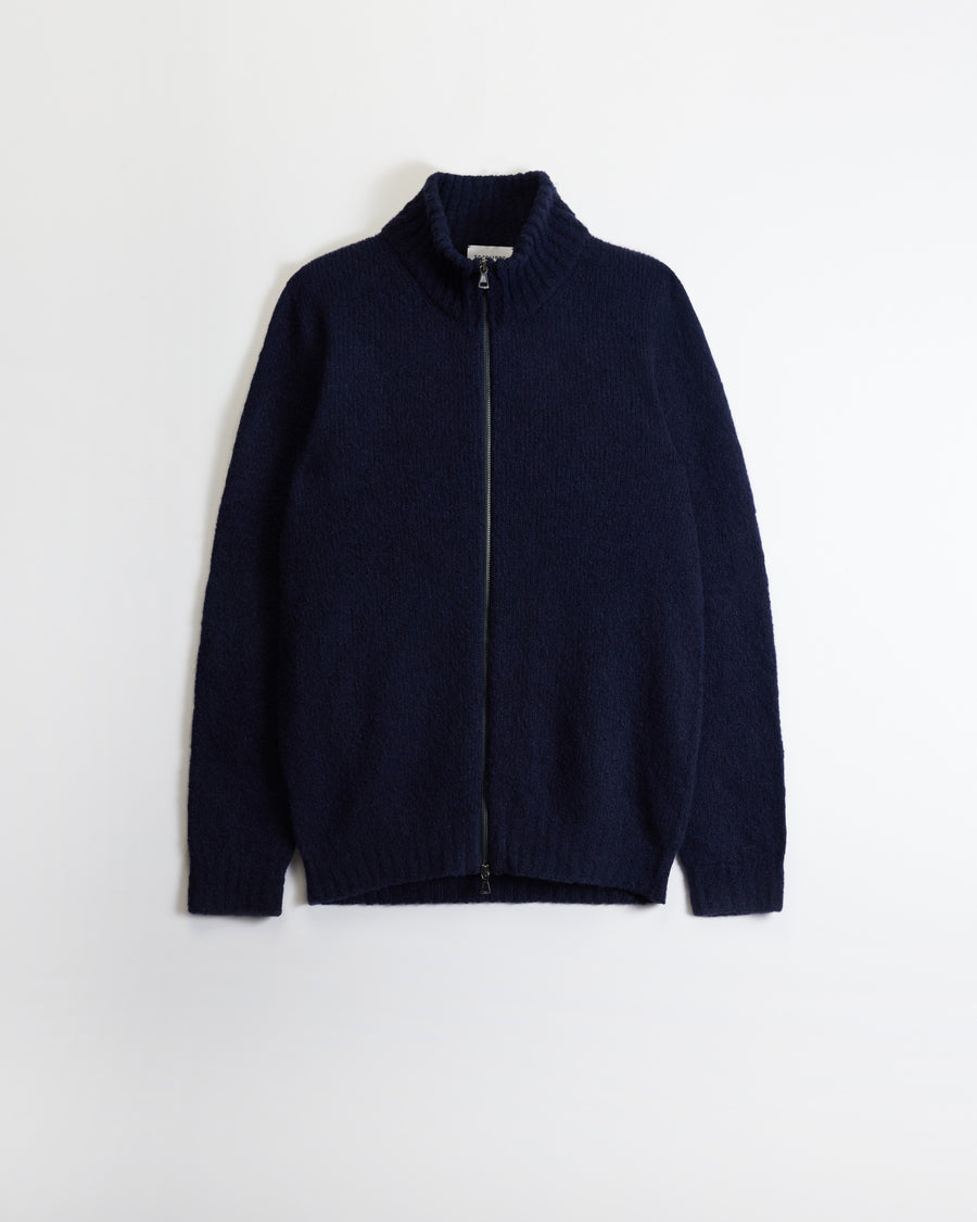 Scaglione ZIPPER PUFFED CASHMERE CASHMERE SEAMLESS NAVY Outlet