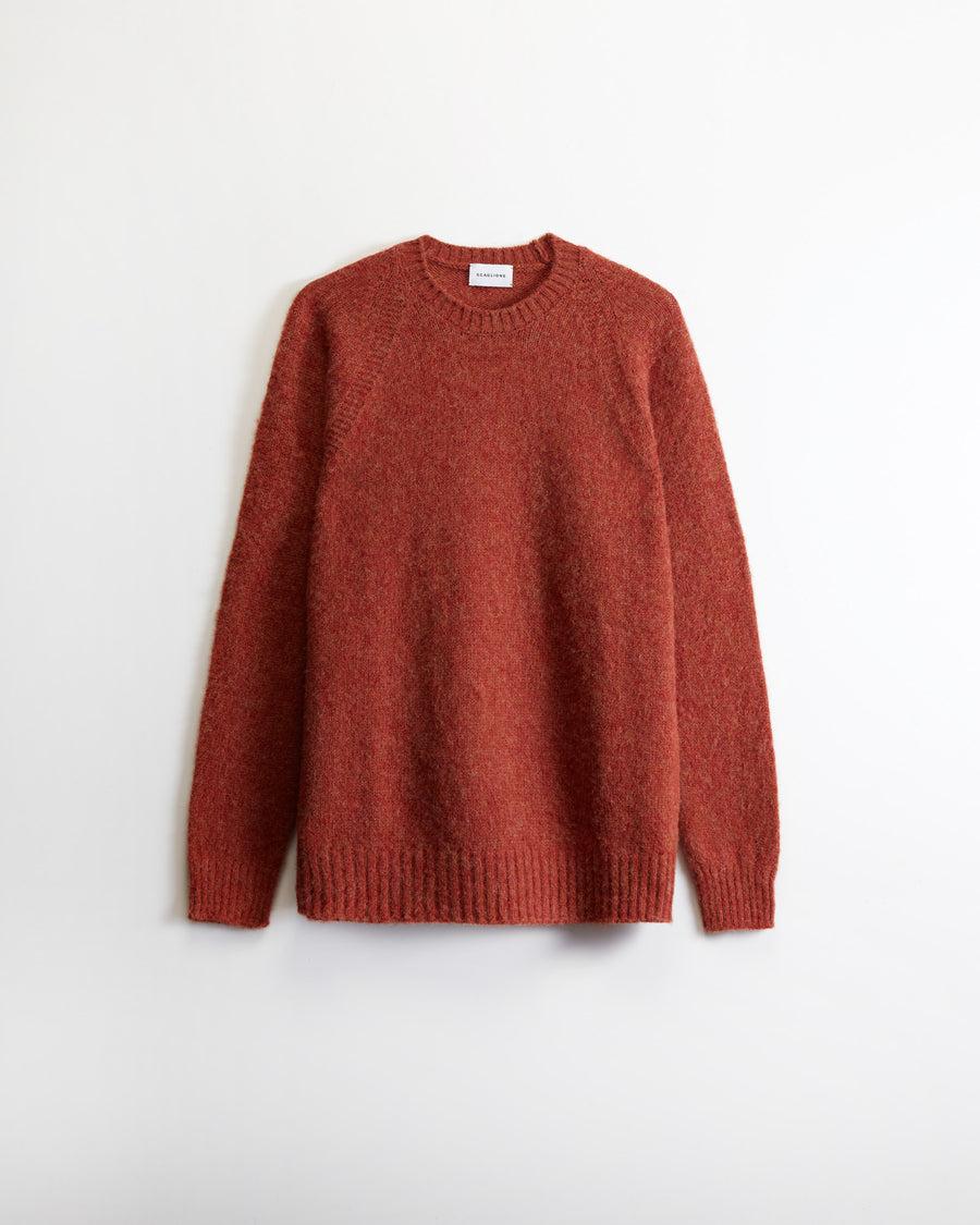 Scaglione ROUND NECK RAGLAN SEAMLESS BRUSHED SPICE Nuova