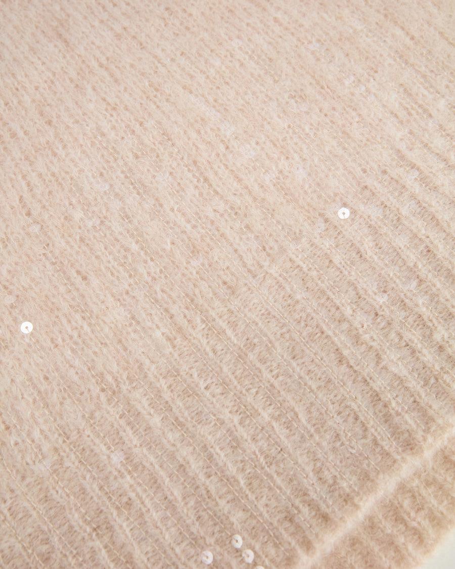 Scaglione PONCHO V PAILLETTES SAND Italia