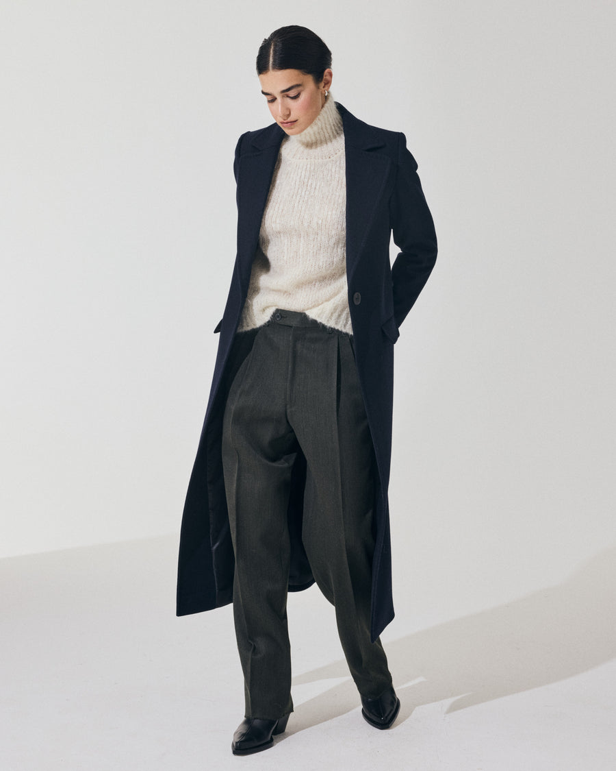 Scaglione COAT PETTO SEMPLICE NAVY Vendita