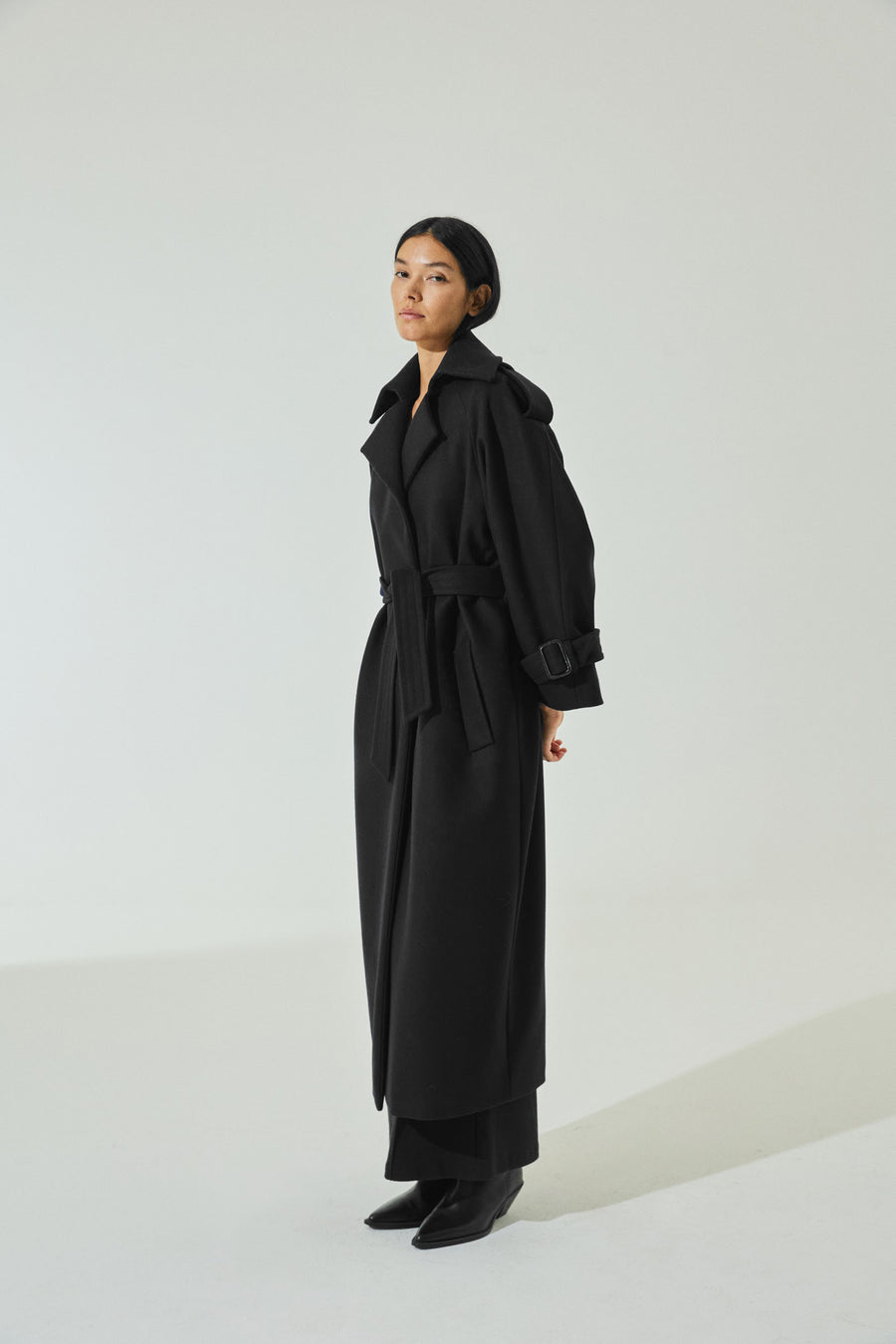 Scaglione TRENCHCOAT BLACK Acquista Ora