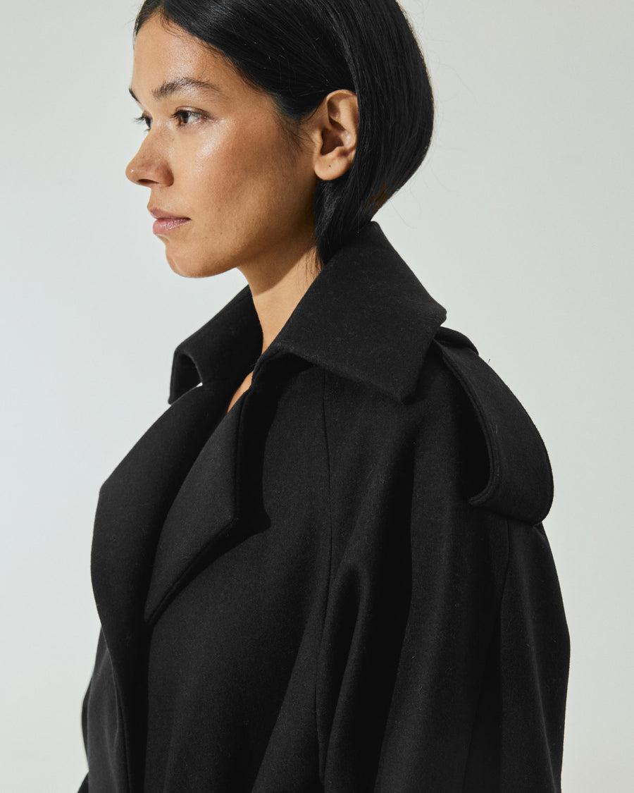 Scaglione TRENCHCOAT BLACK Acquista Ora