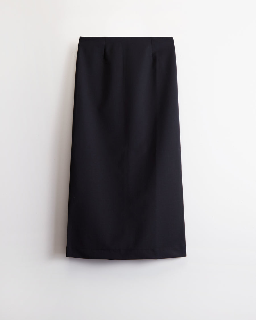 Scaglione SKIRT MERINO TUBINOLUNGA BLACK Fino Al -60%