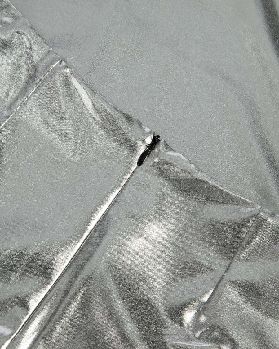 Scaglione SKIRT METAL TUBINO LUNGA SILVER Affare Del Giorno