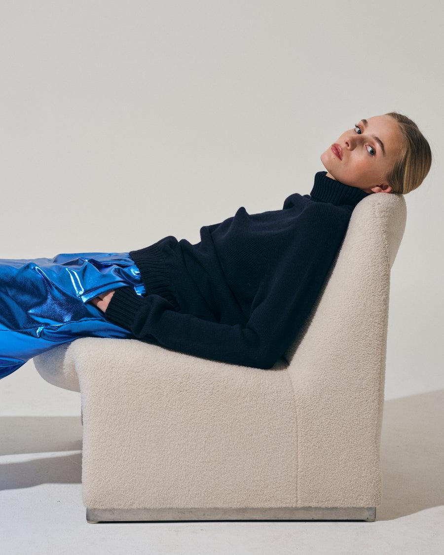 Scaglione PANTS JOGGER METAL BLUE Convenienza