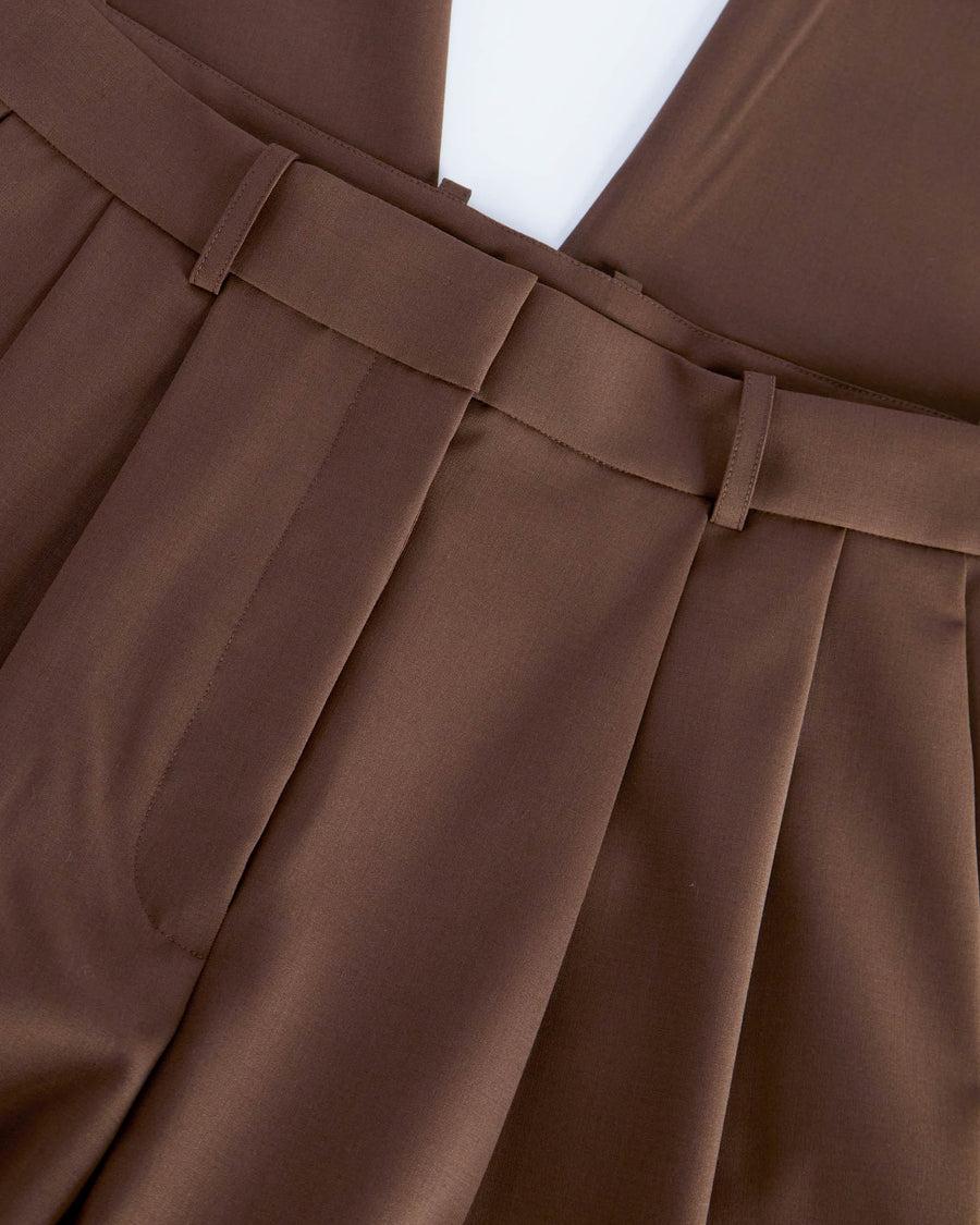 Scaglione PANTS PINCES MERINO BI-STRETCH EBANO Presa