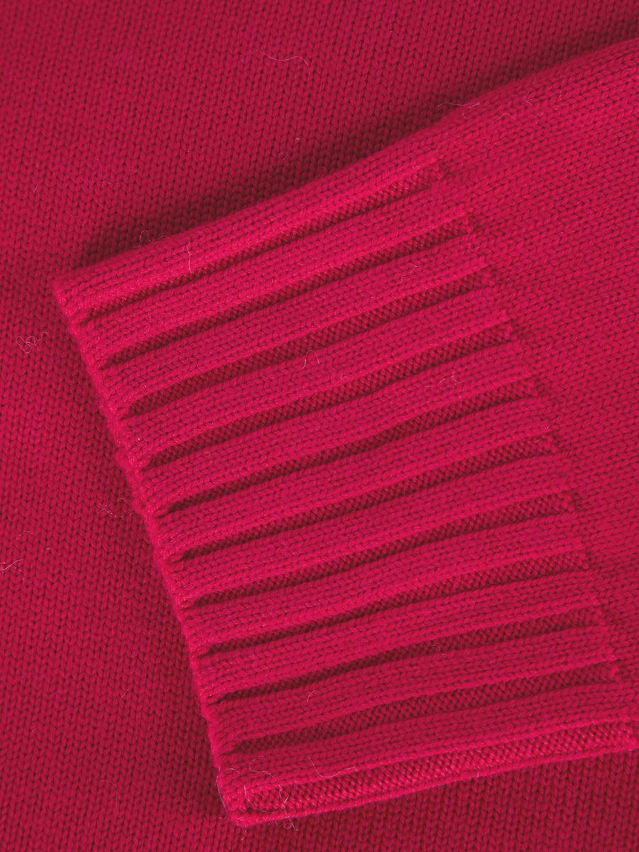 Scaglione ROUND NECK BOXY SOFT MAGENTA In Vendita