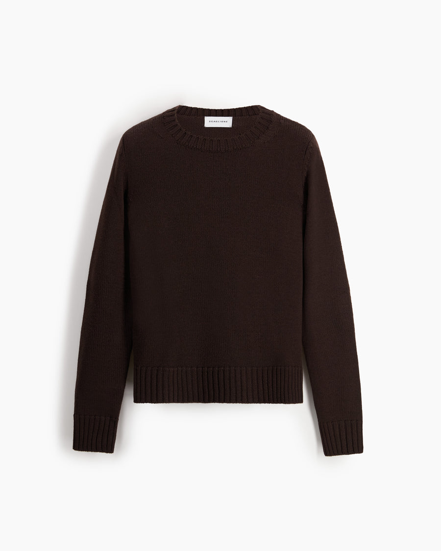 Scaglione ROUND NECK MERINO SOFT EBANO Vendita Economica