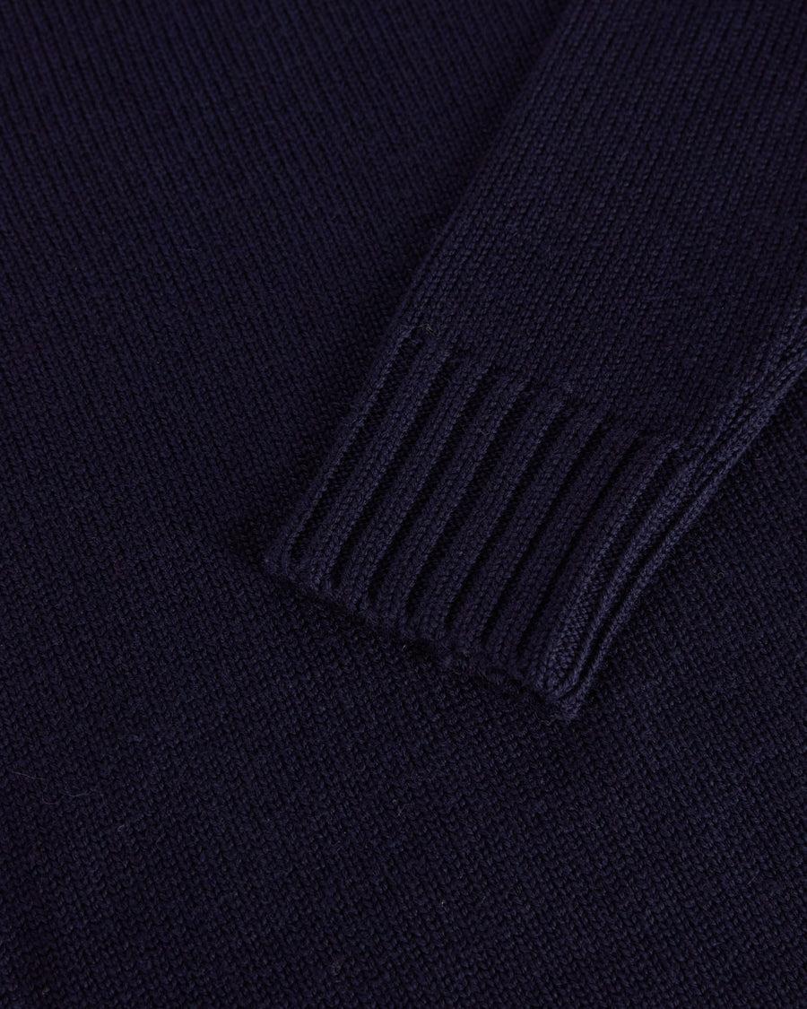 Scaglione ROUND NECK MERINO SOFT NAVY Saldi Di Fabbrica