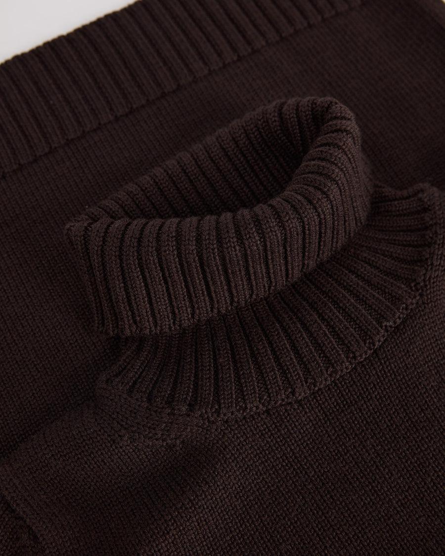 Scaglione TURTLE NECK MERINO SOFT EBANO Negozio