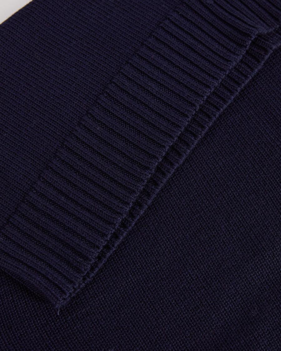Scaglione TURTLE NECK MERINO SOFT NAVY Nuova