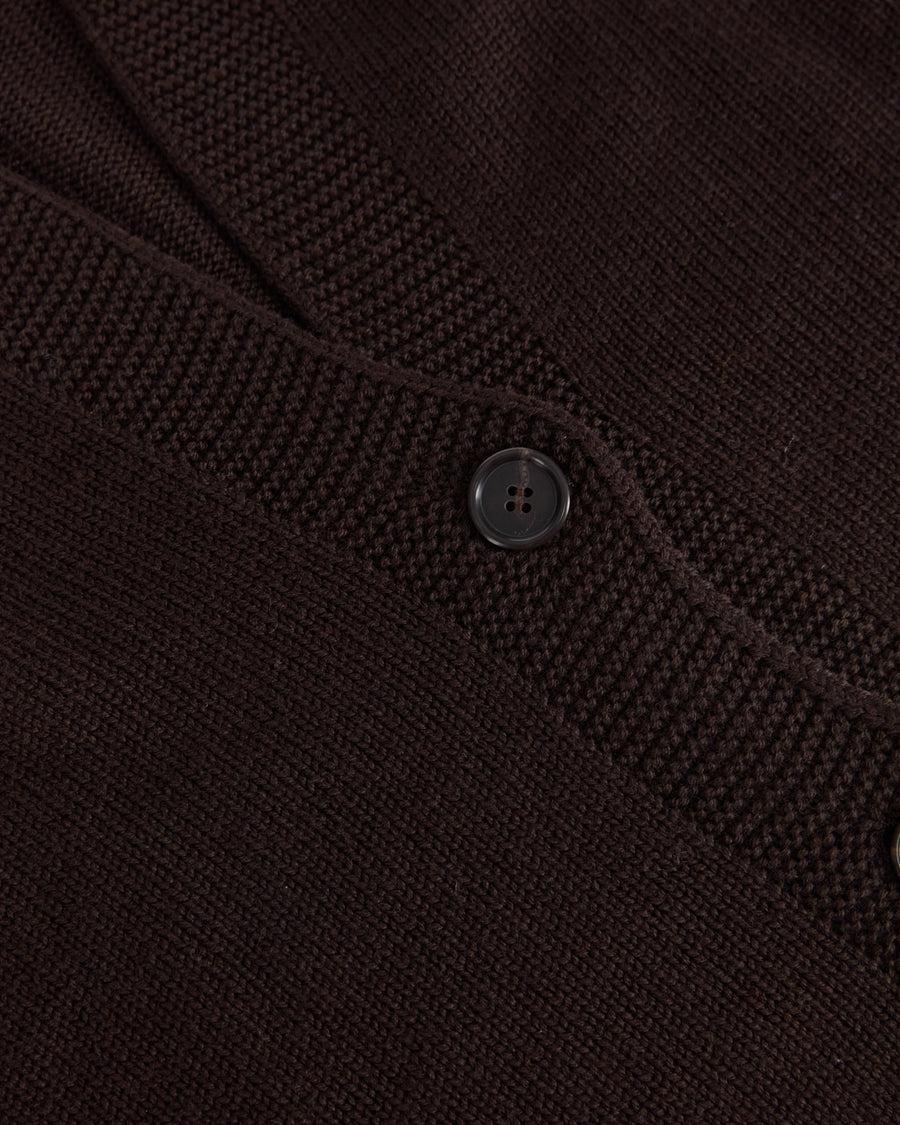 Scaglione CARDIGAN RAGLAN SEAMLESS MERINO EBANO 2025
