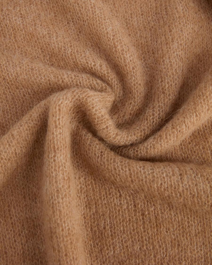 Scaglione ROUND NECK OVER SEAMLESS CARAMEL Qualità Garantita