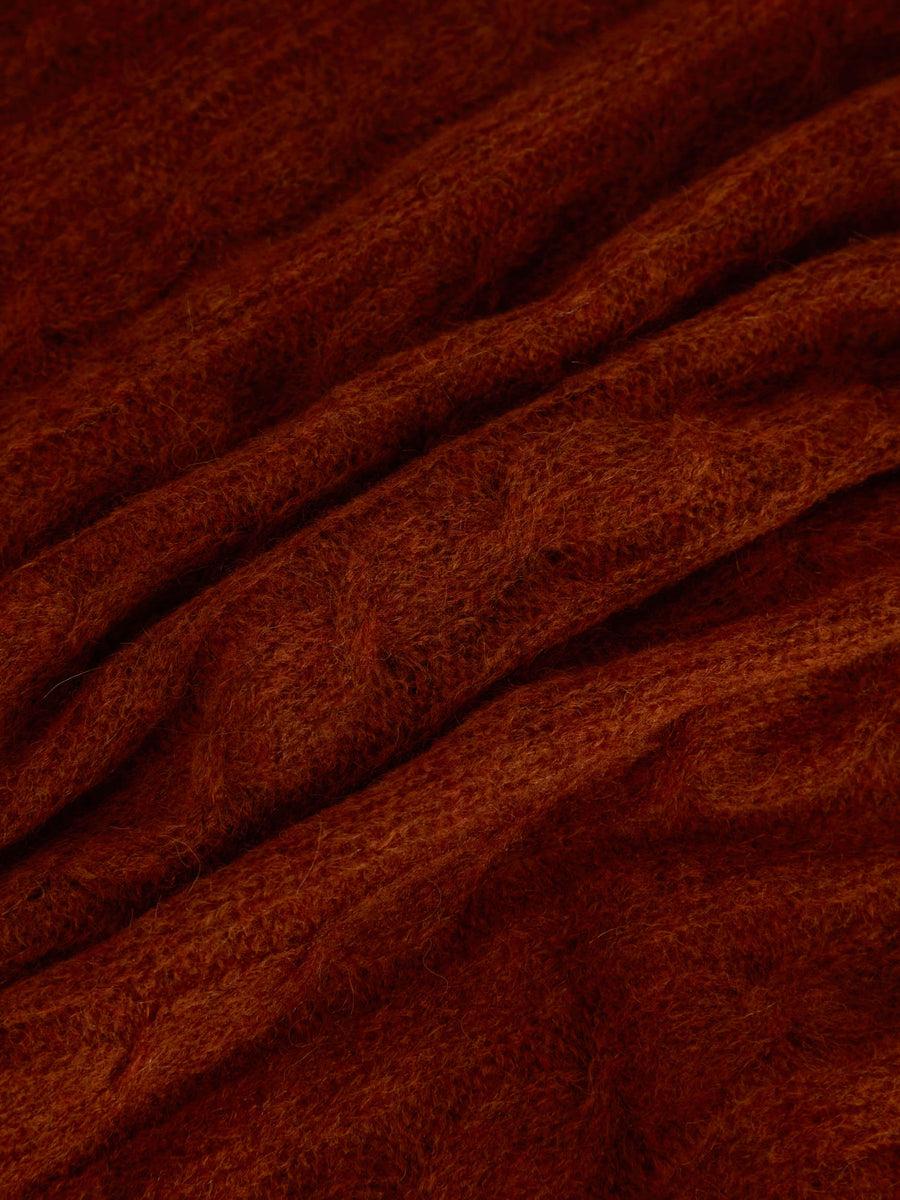Scaglione ROUND NECK BOXY CABLES ULTRALIGHT RUST Offerta