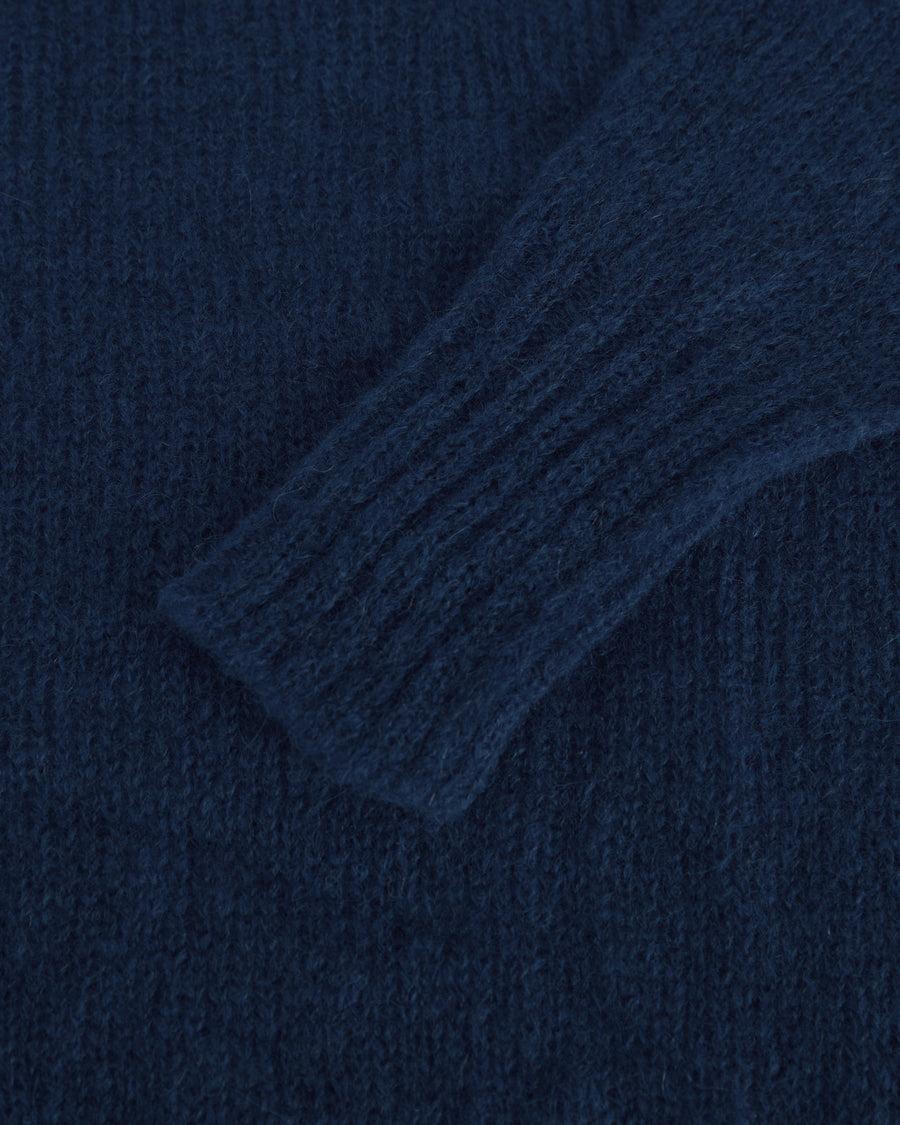 Scaglione BOAT NECK BOXY RAGLAN SEAMLESS NAVY In Vendita