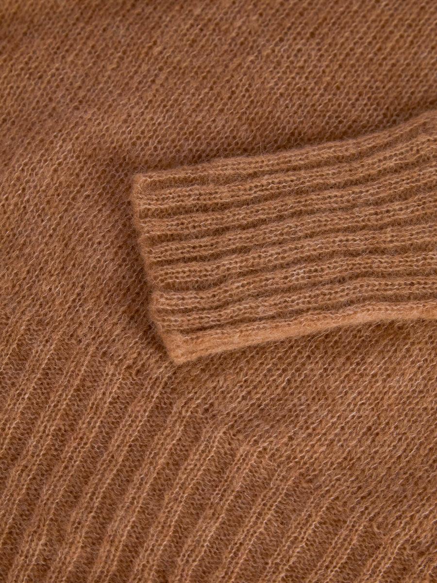 Scaglione TURTLE NECK RAGLAN SEAMLESS CARAMEL Fino al 55% di sconto