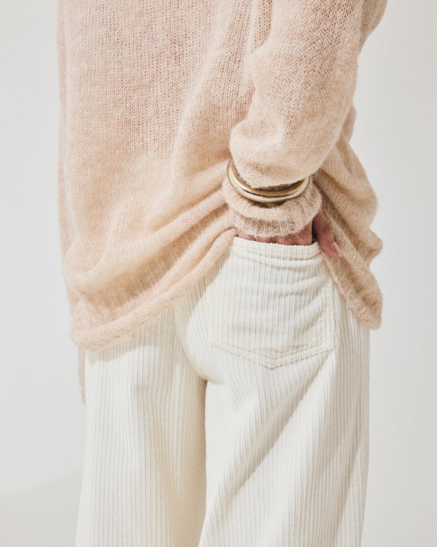 Scaglione TURTLE NECK RAGLAN SEAMLESS SAND Vendita Calda