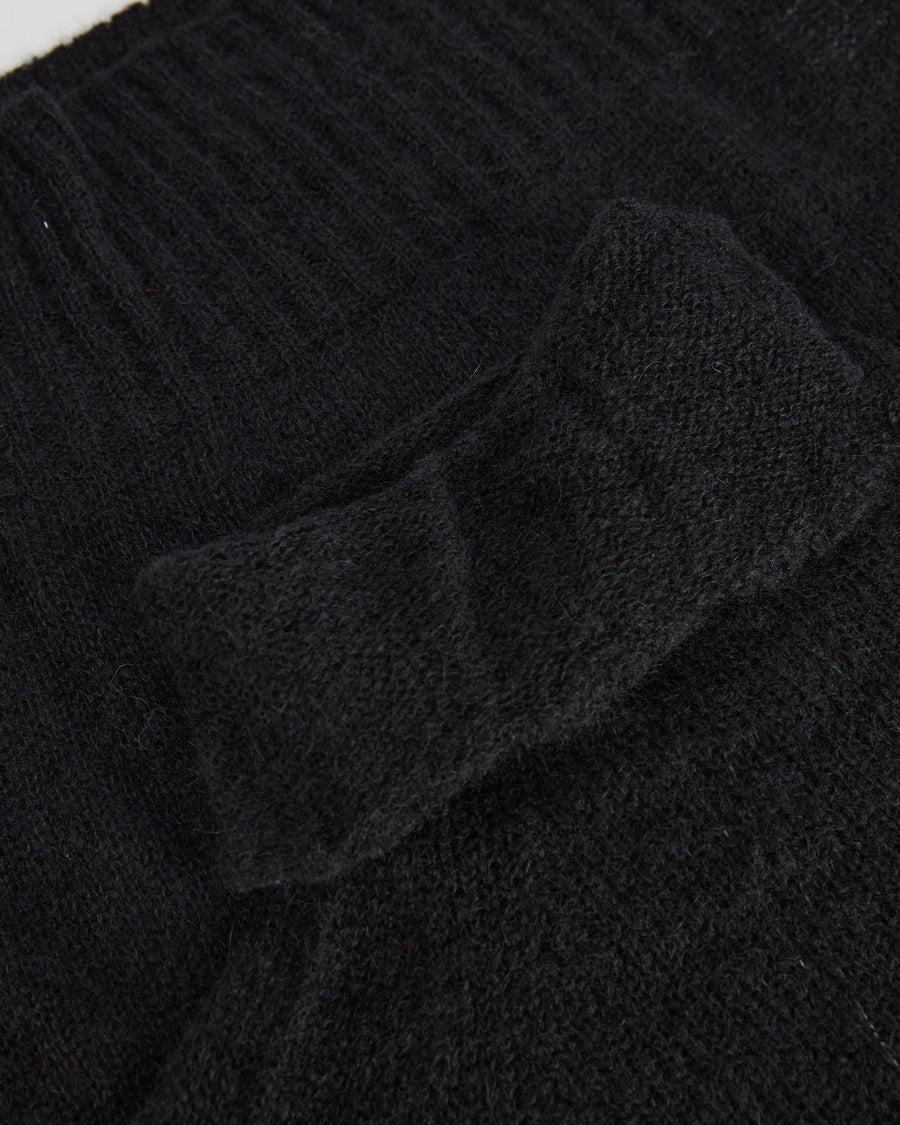 Scaglione TURTLE NECK RAGLAN SEAMLESS BLACK Vendita Economica