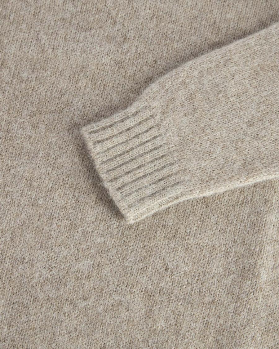 Scaglione ROUND NECK RAGLAN SEAMLESS BRUSHED BEIGE Negozio