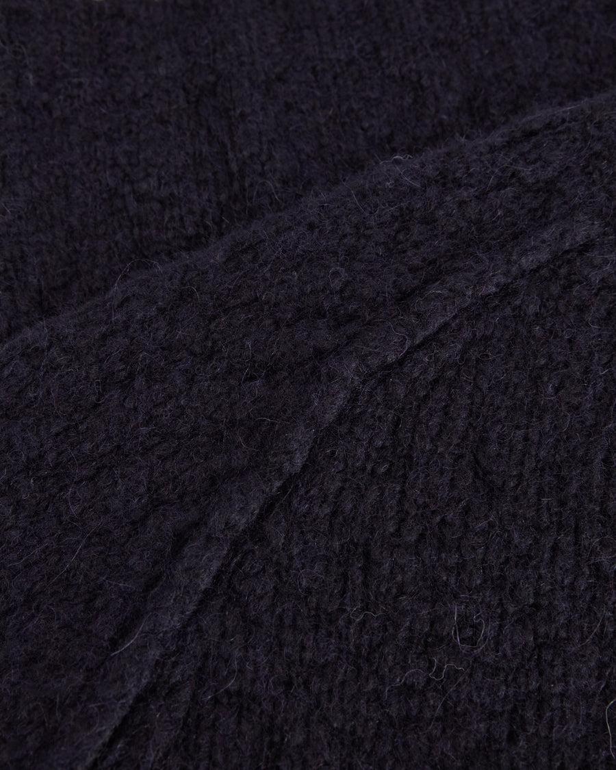 Scaglione ROUND NECK RAGLAN SOFT ALPACA NAVY Italy