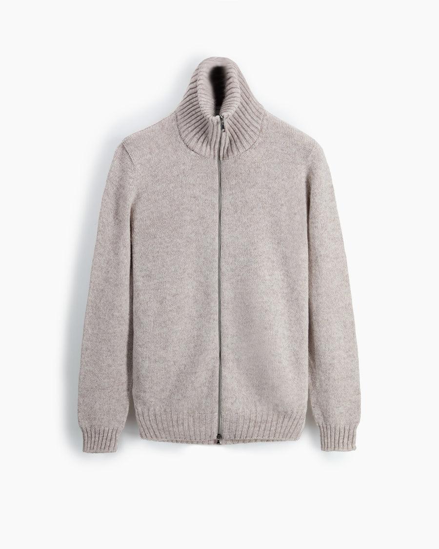 Scaglione ZIPPER SOFTWOOL BEIGE Qualità Garantita