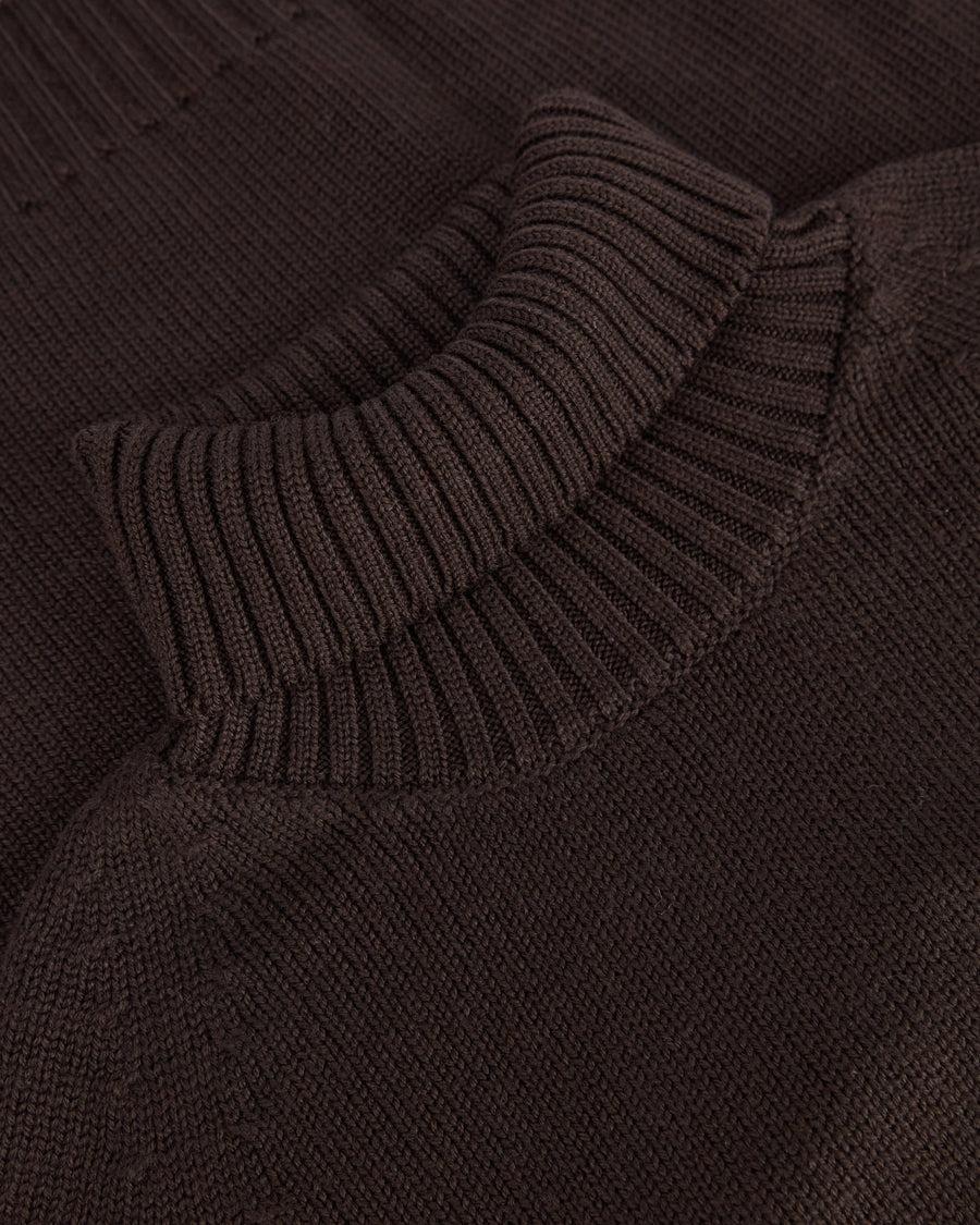 Scaglione TURTLE NECK RAGLAN SOFT MERINO EBANO Shopping Online