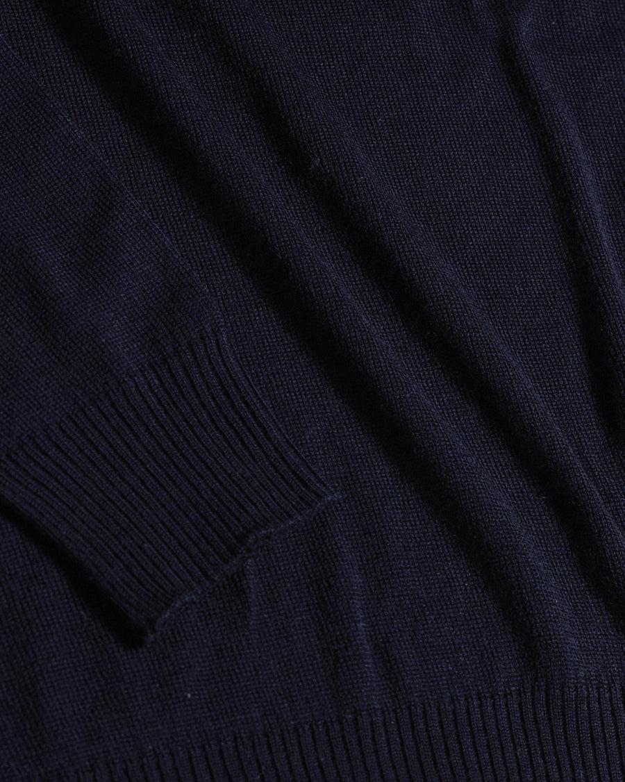 Scaglione GIROCOLLO SENZA CUCITURE MERINO NAVY Vendita Economica