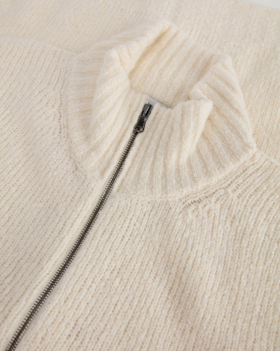 Scaglione ZIPPER PUFFED CASHMERE CASHMERE SEAMLESS MILK Vendita Economica