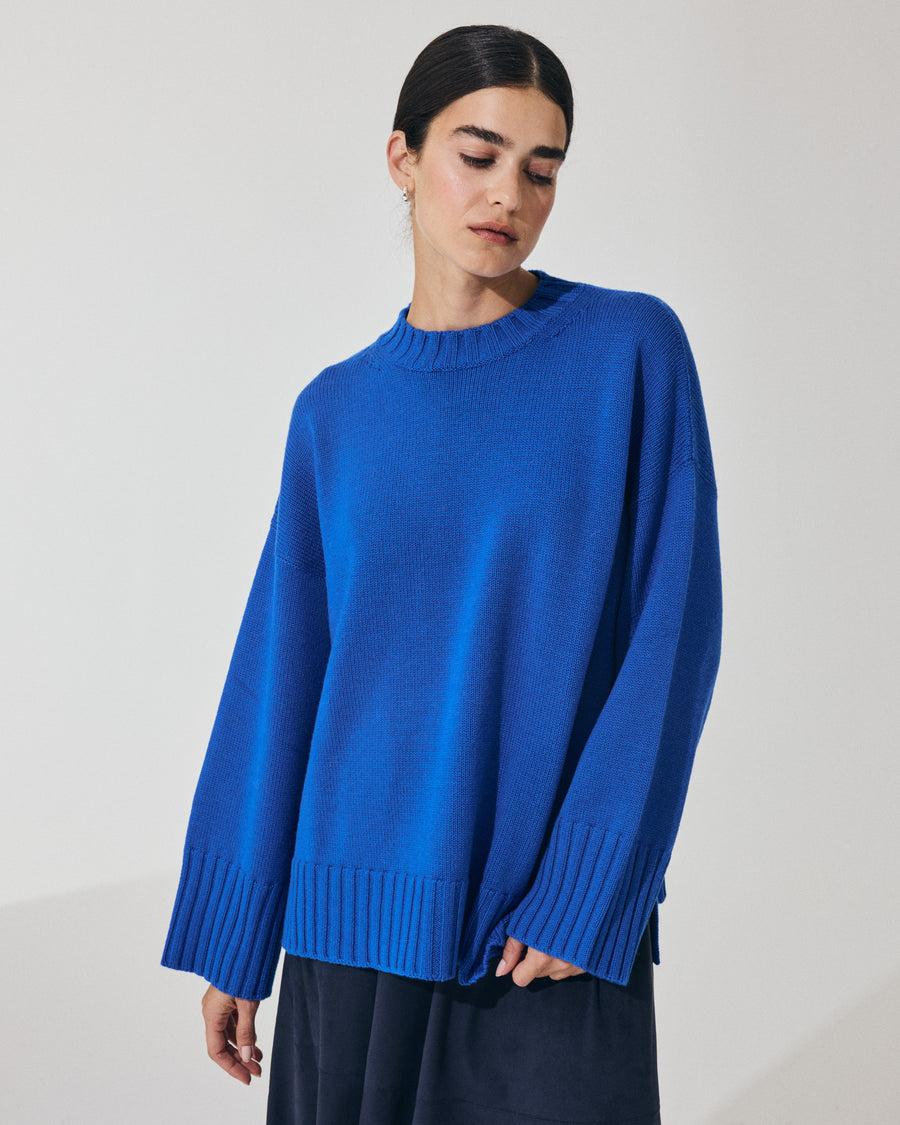 Scaglione ROUND NECK BOXY SOFT LIMONGES Vendite Flash