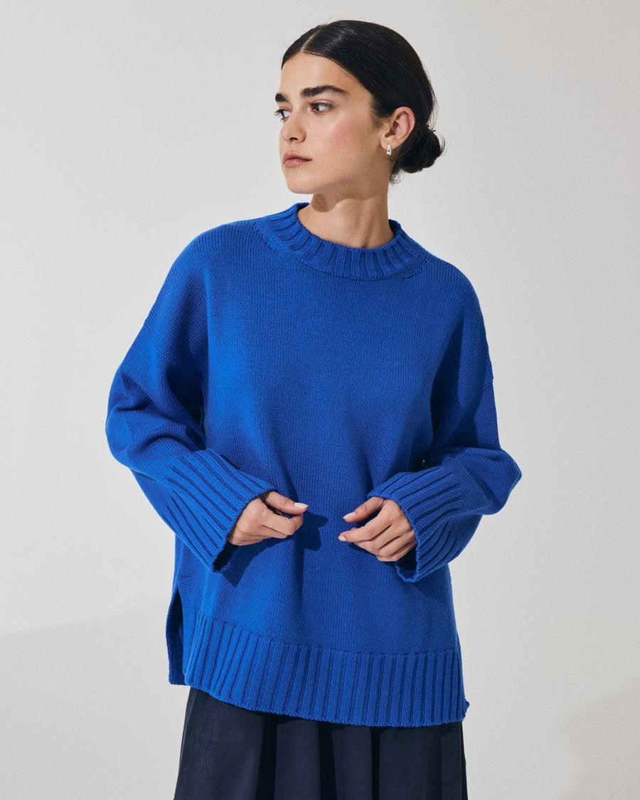 Scaglione ROUND NECK BOXY SOFT LIMONGES Vendite Flash