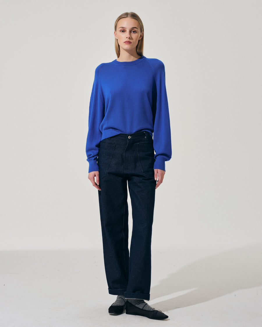 Scaglione ROUND NECK BOXY RAGLAN SEAMLESS MERINO LIMONGES Grande vendita