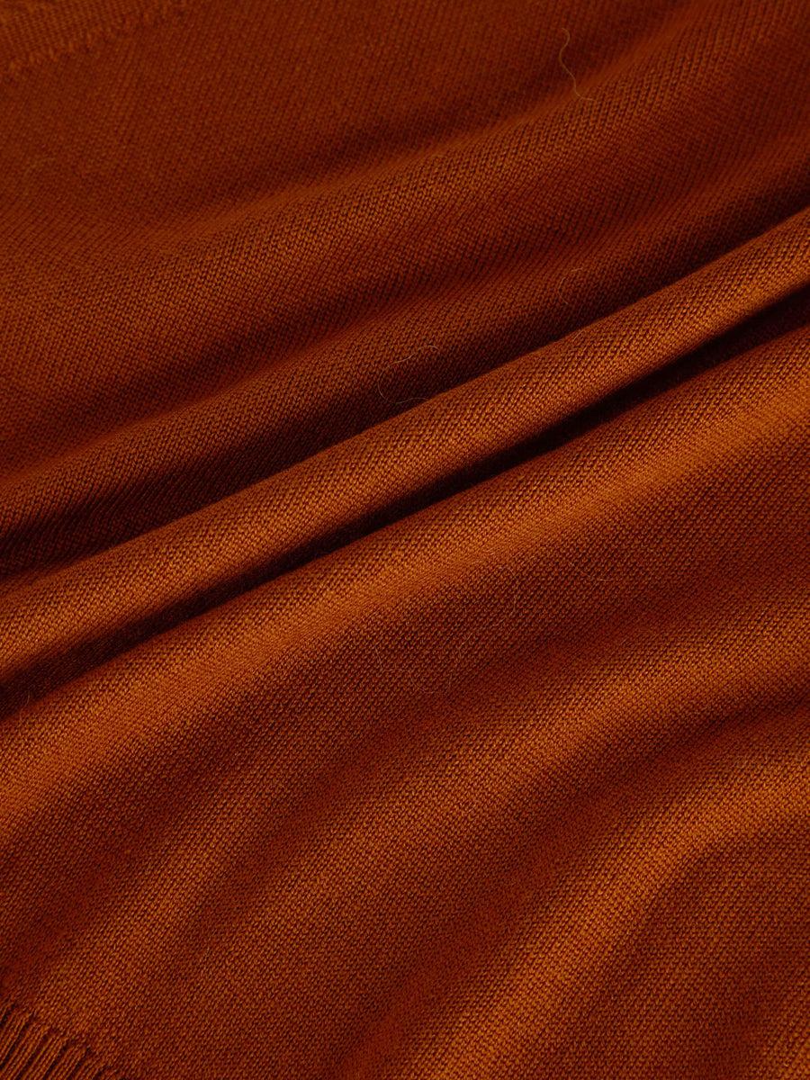 Scaglione MOCK N.RAGLAN SEAMLESS MERINO RUST Offerta esclusiva