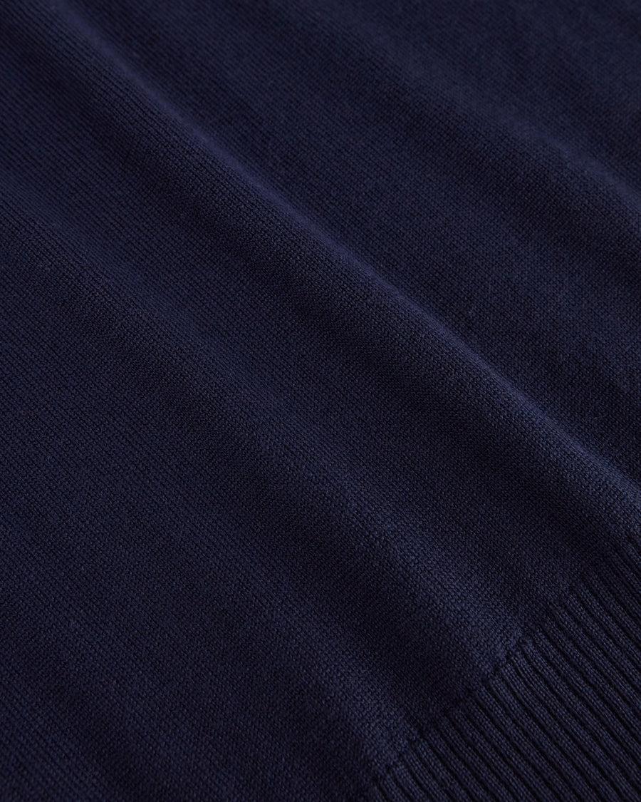 Scaglione MOCK N.RAGLAN SEAMLESS MERINO NAVY Vendite stagionali