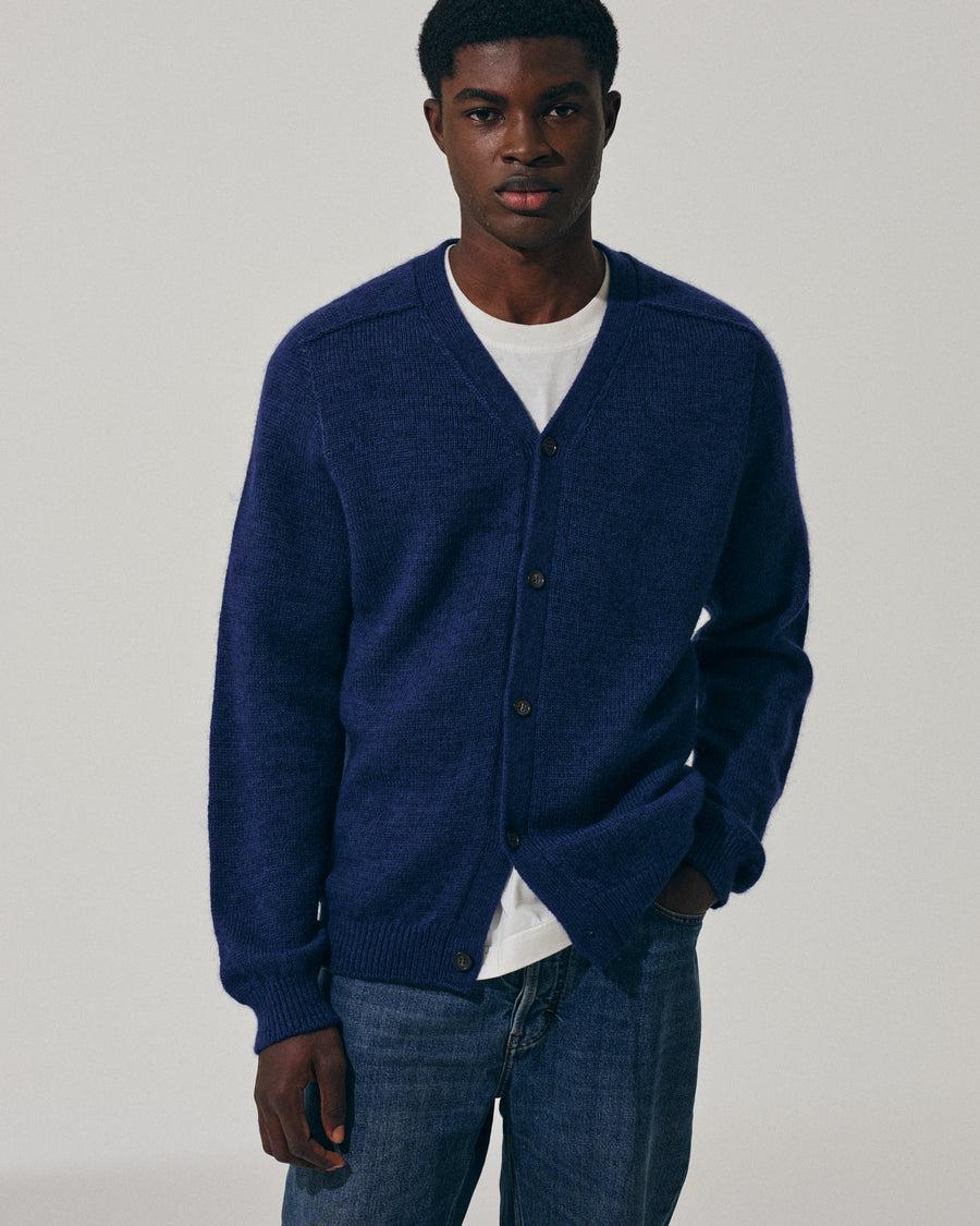 Scaglione CARDIGAN SHETLY S.MARTELLO NAVY Grandi sconti