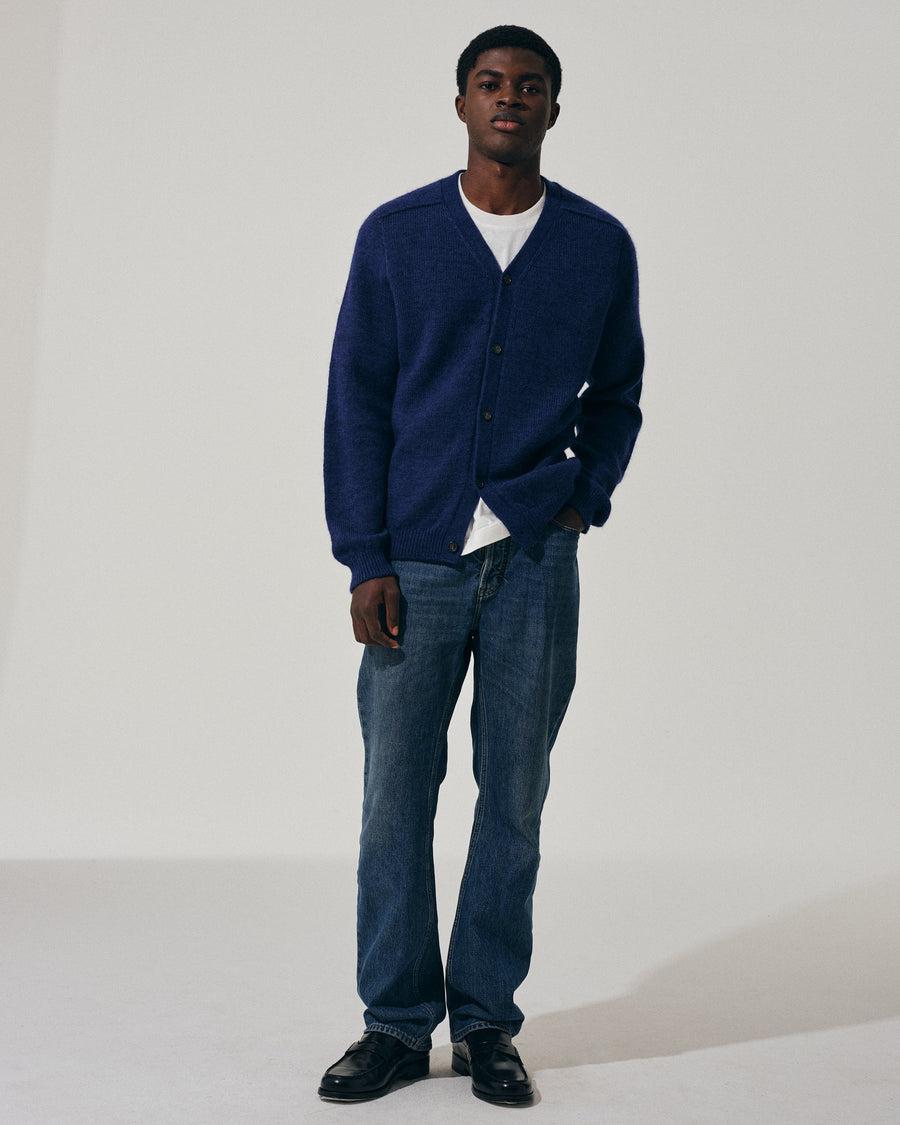Scaglione CARDIGAN SHETLY S.MARTELLO NAVY Grandi sconti