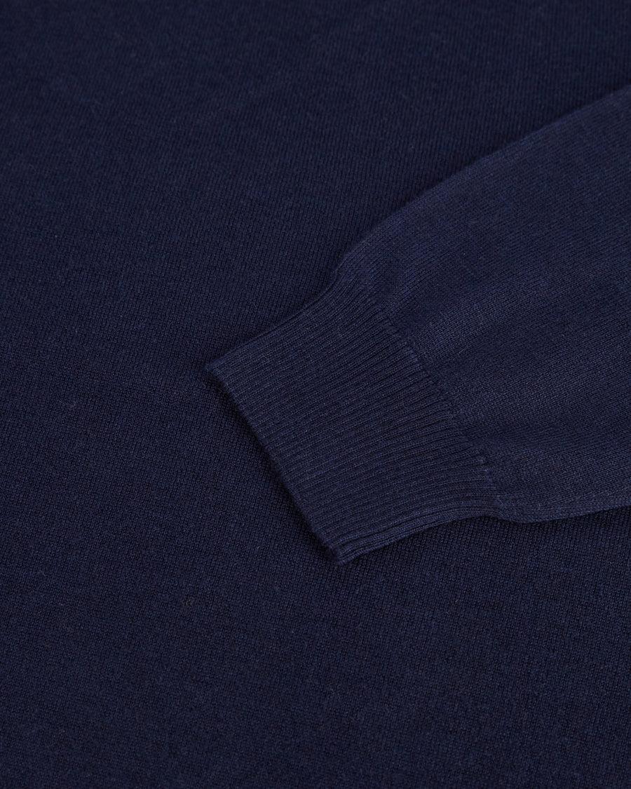 Scaglione ROUND NECK CASH-SILK NAVY Ritorno libero