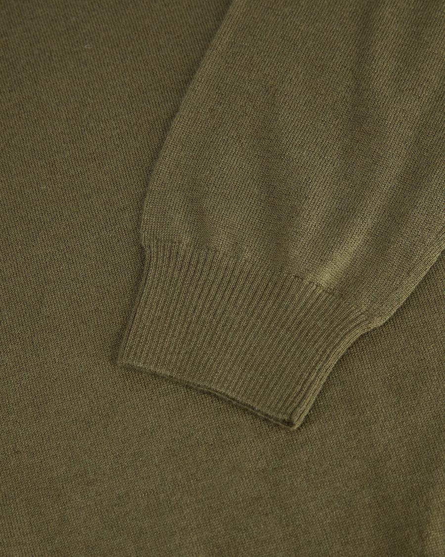 Scaglione ROUND NECK CASH-SILK MILITARY Rilascio limitato